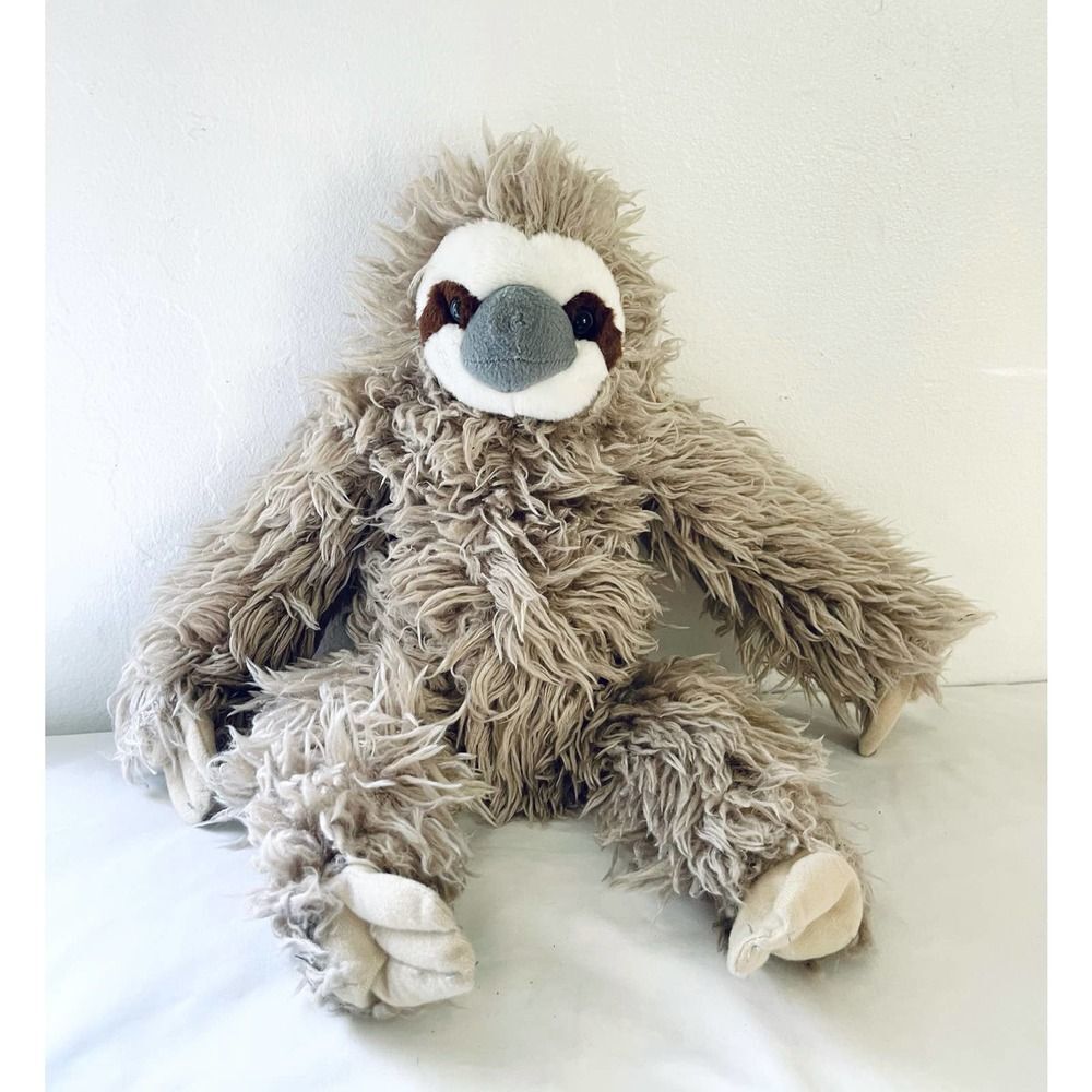 Wild Republic 12"‎ Cuddlekins Three Toed Sloth Plush, Stuffed Toy